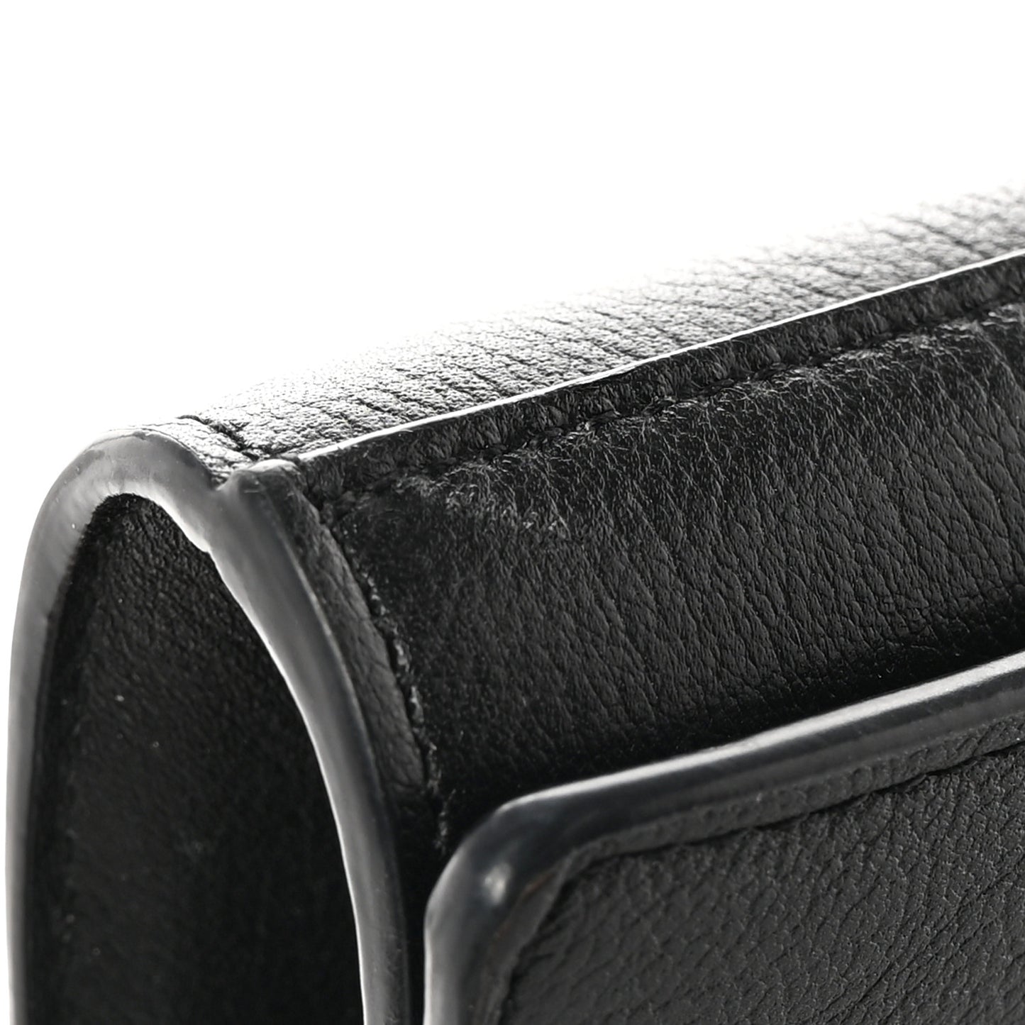 Goatskin Monogram Large Belle De Jour Clutch Black