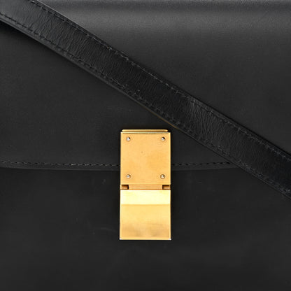 Celine Box Calfskin Teen Classic Box Flap Bag Black 10 of 13