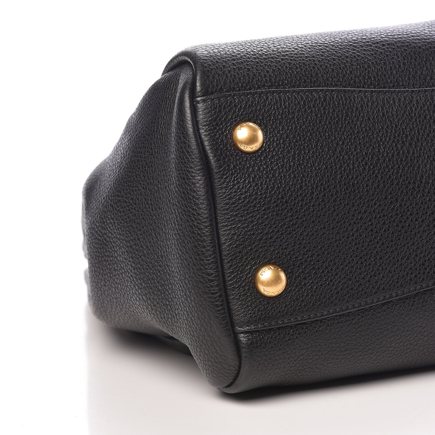 Prada Vitello Phenix Shopping Bag Black 9 of 10