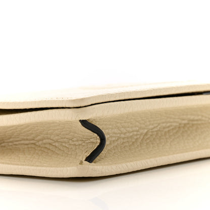 Gucci Pebbled Calfskin Soho Wallet on Chain Ivoire 8 of 12