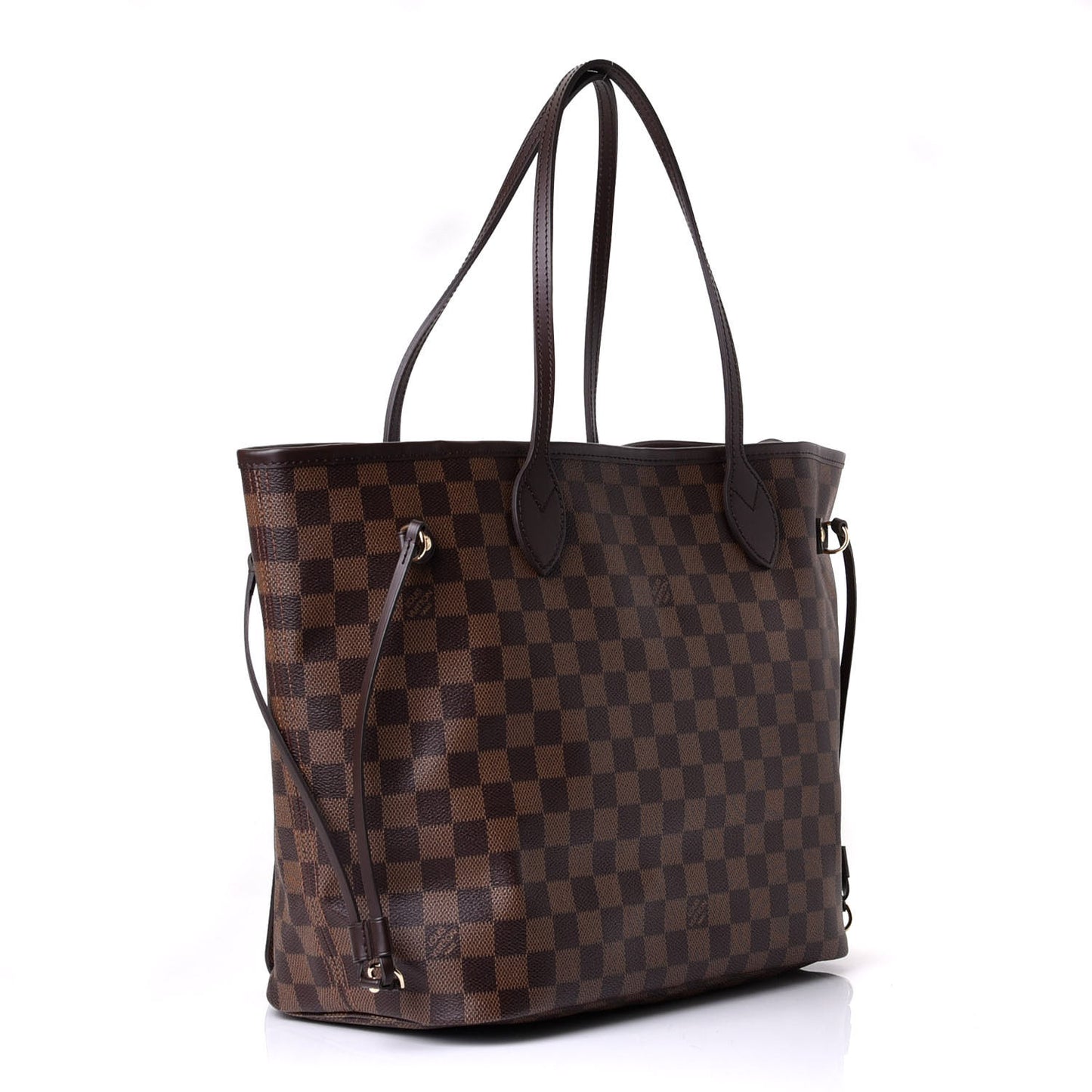 Damier Ebene Neo Neverfull MM Rose Ballerine