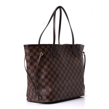 Louis Vuitton Damier Ebene Neo Neverfull MM Rose Ballerine 2 of 5