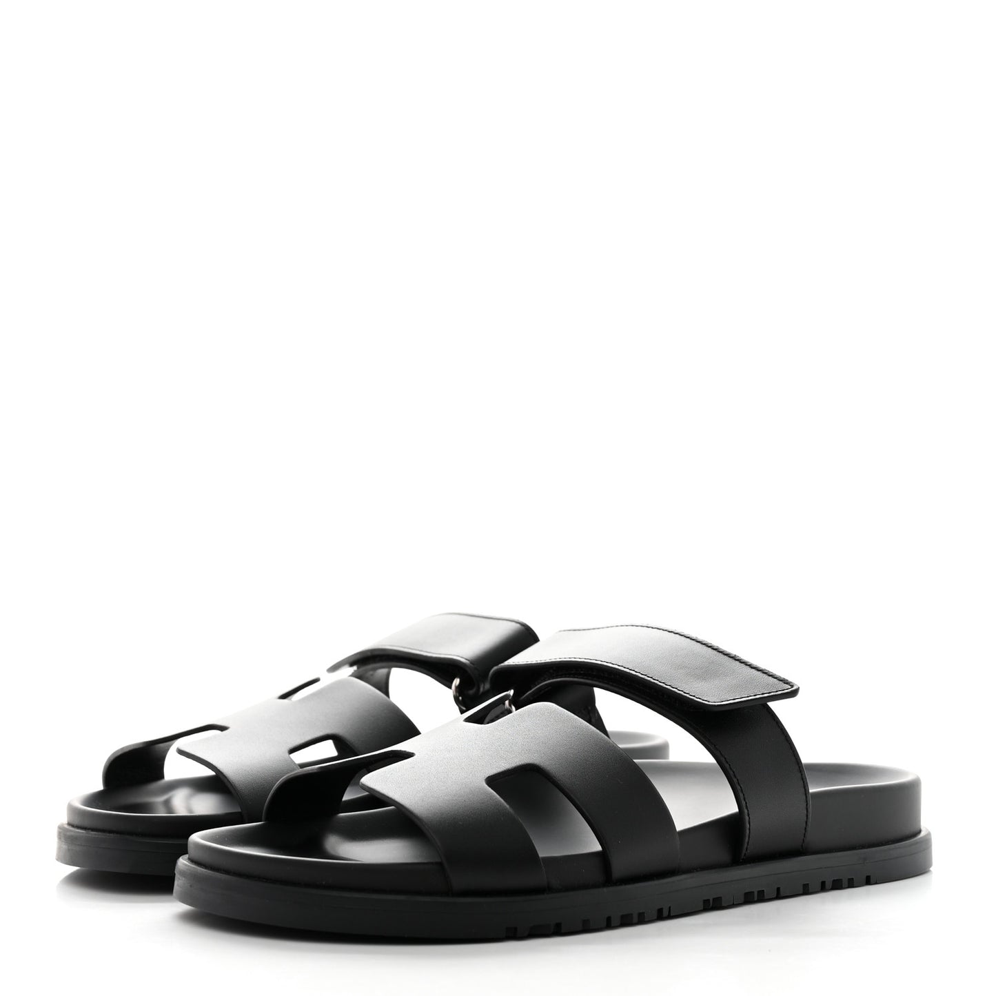Calfskin Womens Chypre Sandals 38 Black