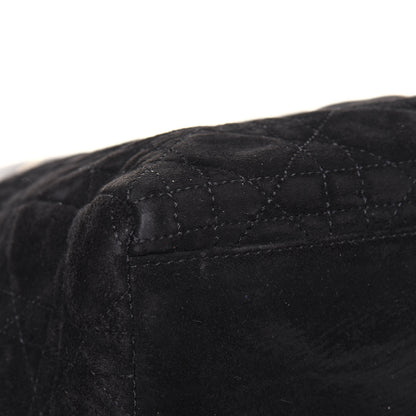 Christian Dior Suede Cannage Medium Lady Dior Black 10 of 17