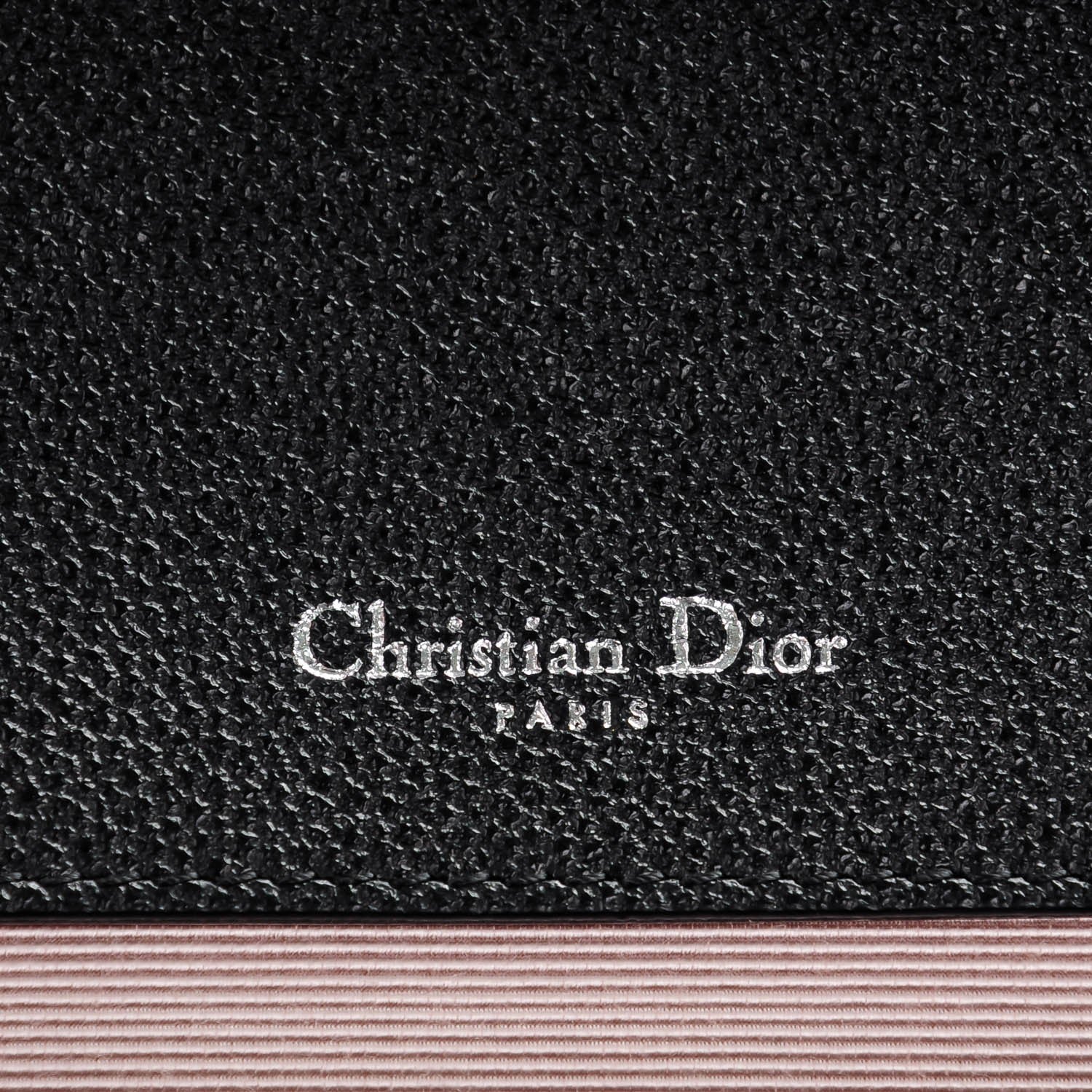 Christian Dior Grained Calfskin Diorama Satchel Black 6 of 7
