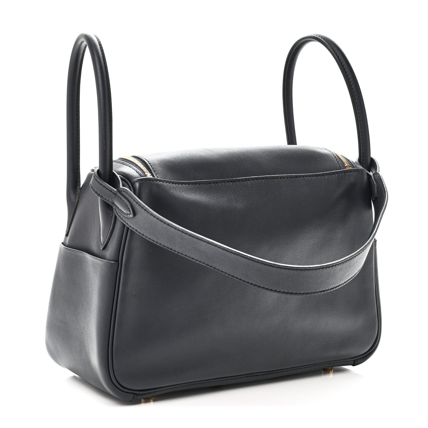 Hermes Swift Verso Lindy 26 Bleu Indigo Orange Poppy 3 of 10