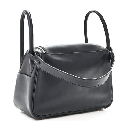 Hermes Swift Verso Lindy 26 Bleu Indigo Orange Poppy 3 of 10