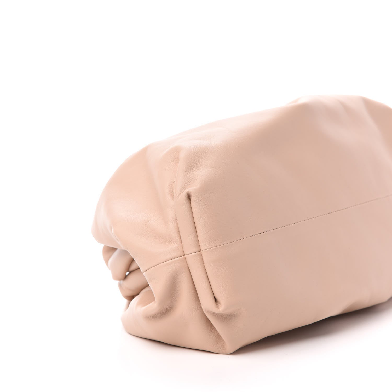 Bottega Veneta Smooth Butter Calf The Pouch Oversized Clutch Nude 7 of 9