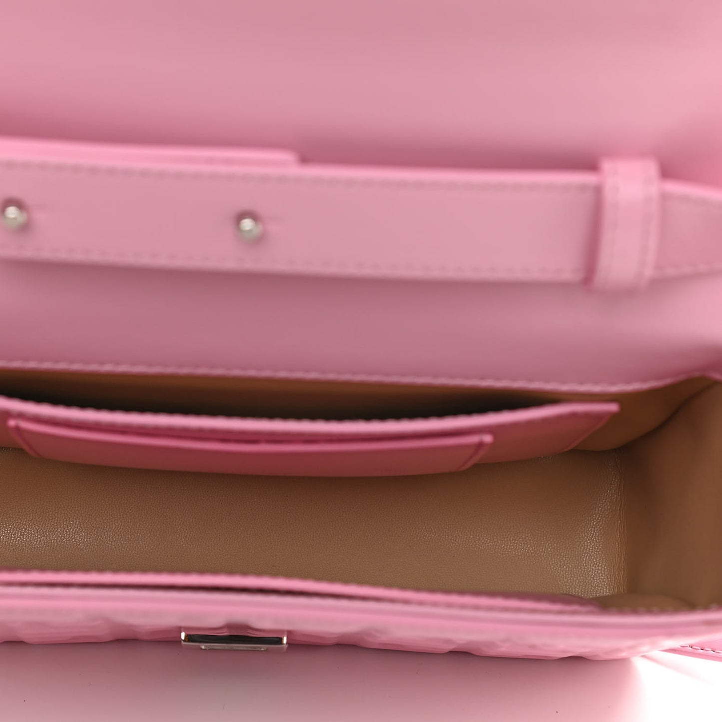 Calfskin 4G Embossed Medium Shoulder Bag Pink