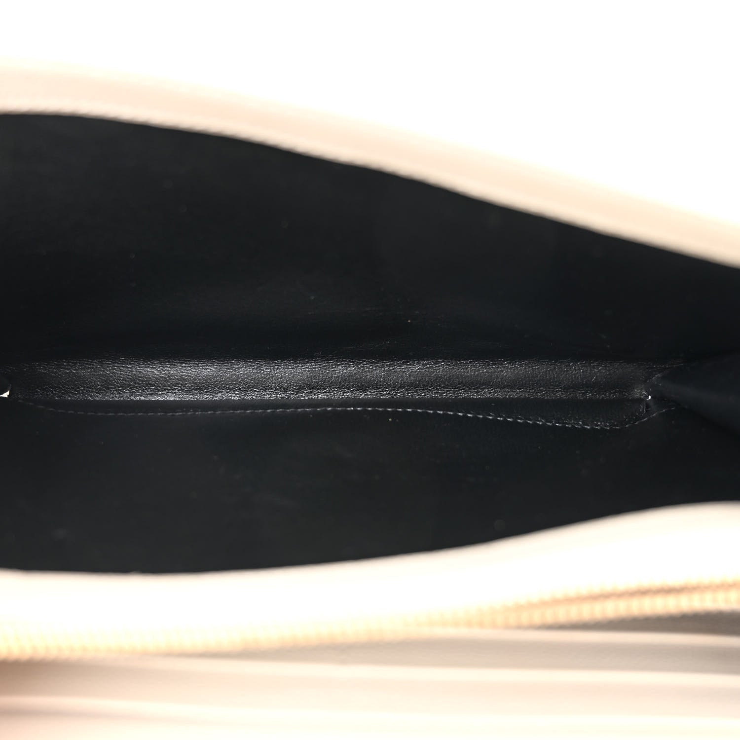 Saint Laurent Grain De Poudre Mixed Matelasse Triquilt Monogram Chain Wallet Crema Soft 5 of 11