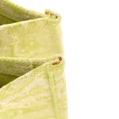 Christian Dior Canvas Embroidered Medium Dioriviera Toile De Jouy Book Tote D-Lite Green 11 of 16