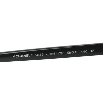 Chanel Square Summer CC Sunglasses 5349 Black 5 of 7