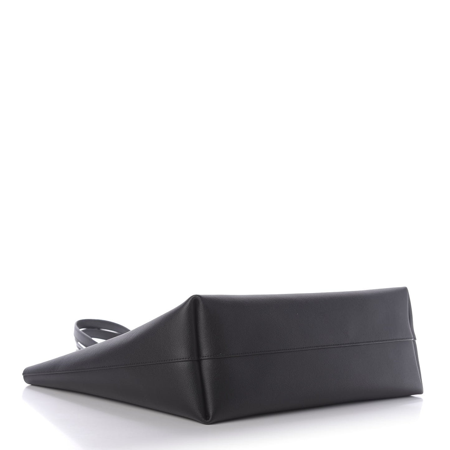 Calfskin Large Shopping Tote Black