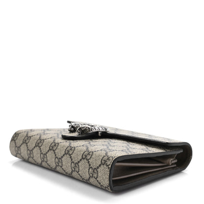 Gucci GG Supreme Monogram Mini Dionysus Chain Wallet Beige Taupe 7 of 9