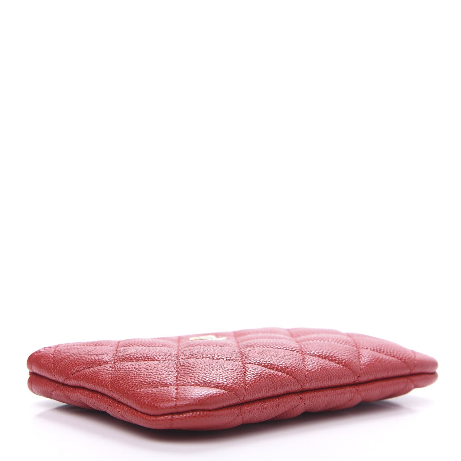 Chanel Caviar Quilted Coin Purse Case Red 4 of 8