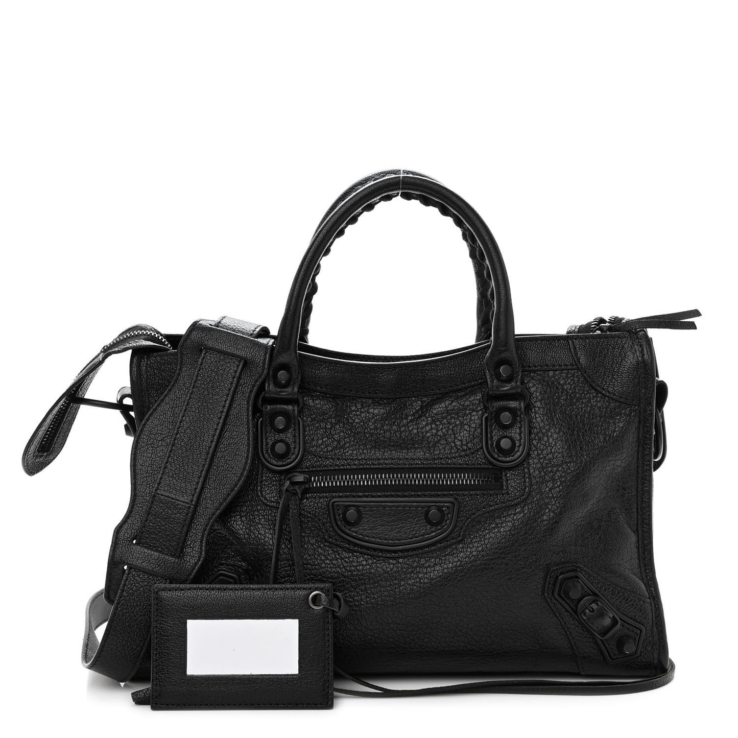 Chevre Black Metallic Edge Hardware S City Black