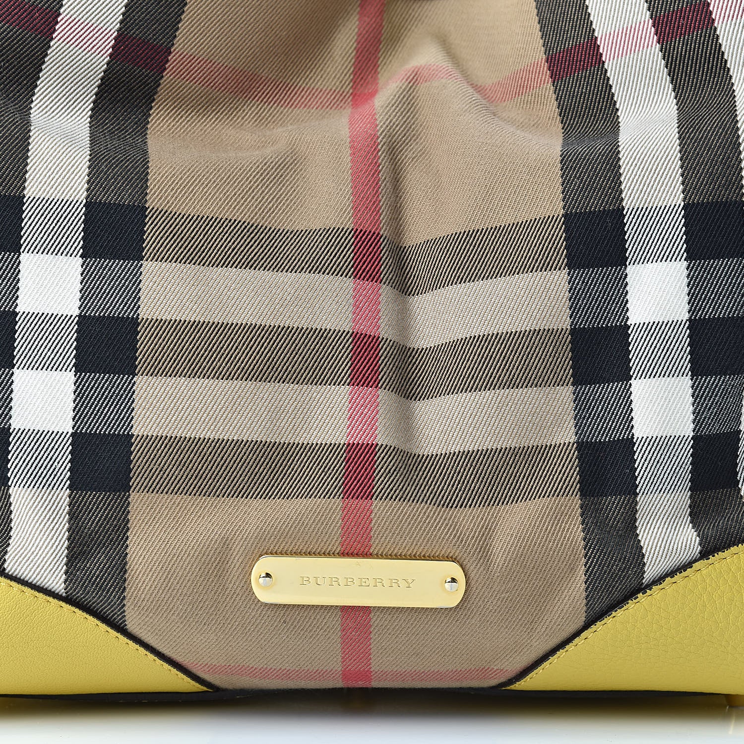 Burberry House Check Small Canterbury Tote Yellow 9 of 18