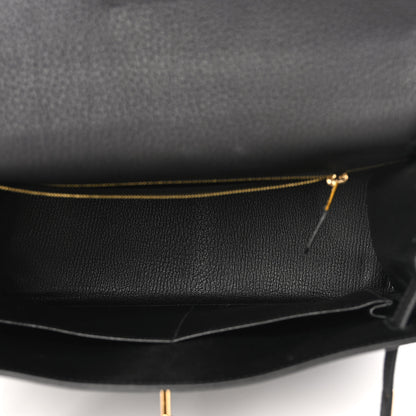 Hermes Togo Kelly Retourne 28 Black 5 of 11