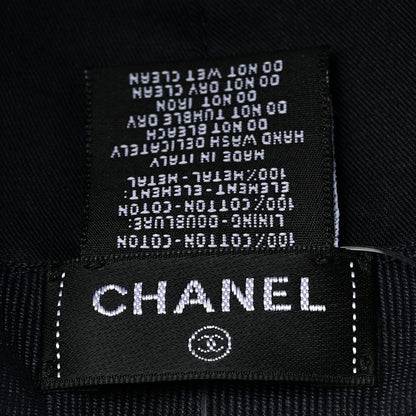 Chanel Denim Mood Cap Hat Blue 8 of 9