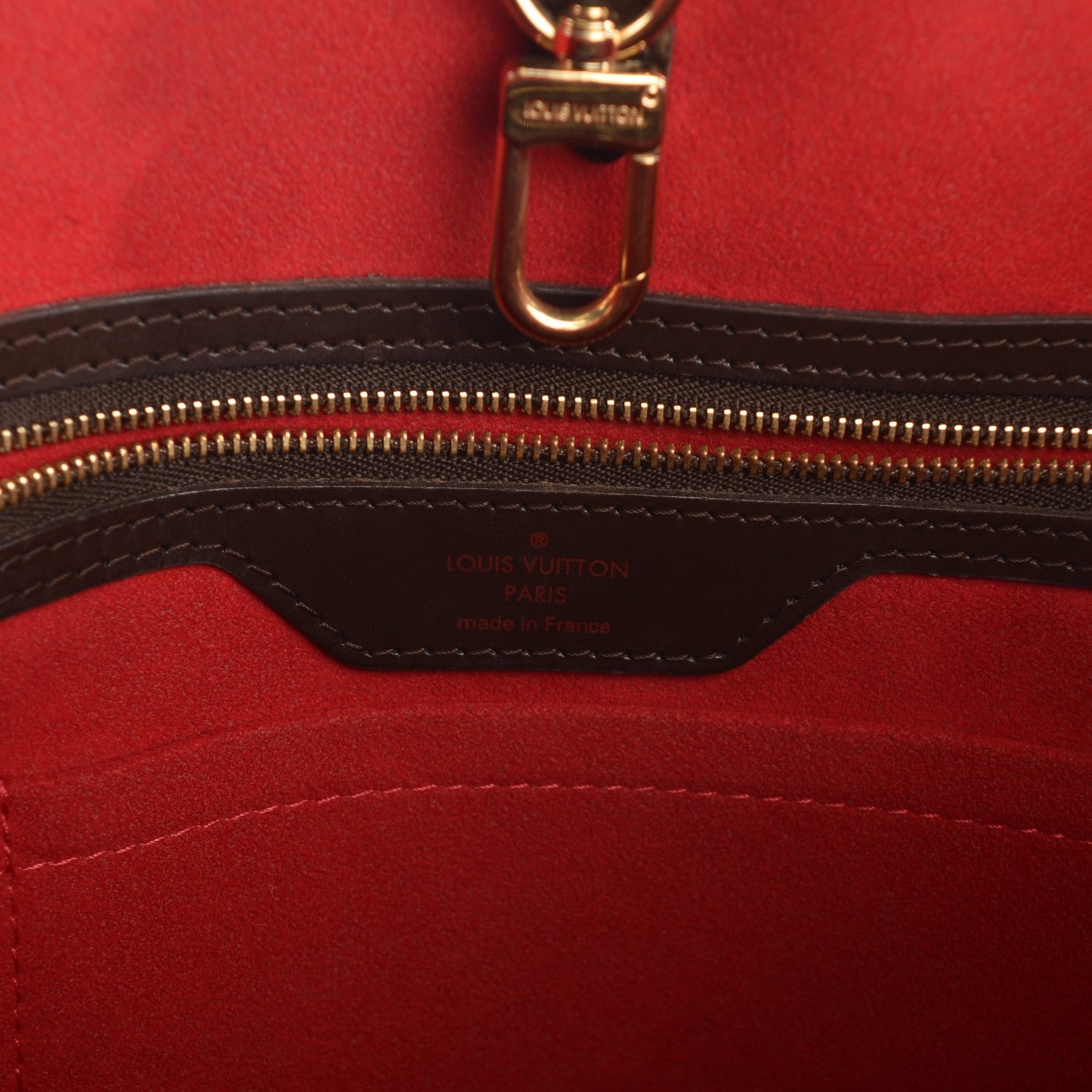 Louis Vuitton Damier Ebene Hampstead GM 6 of 7
