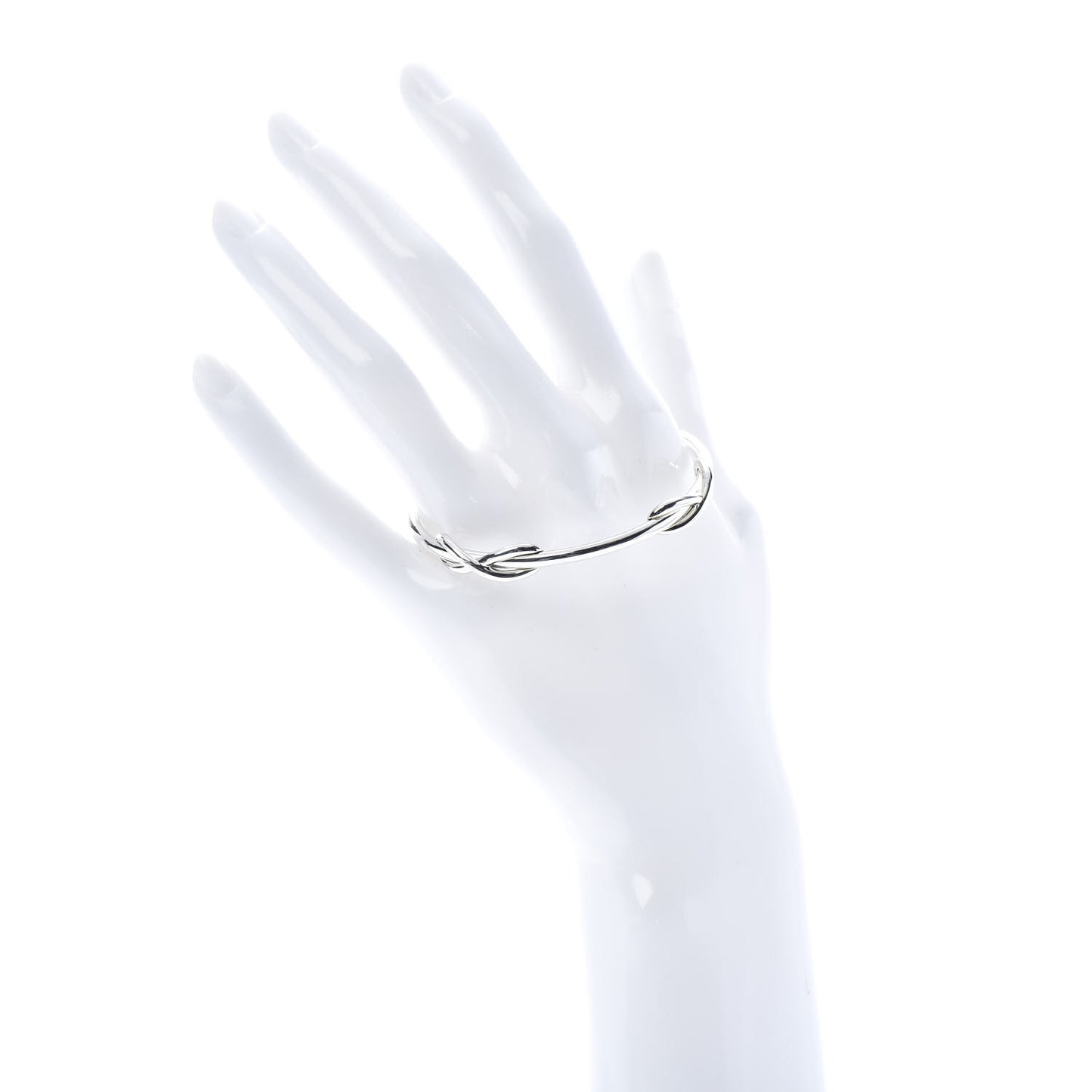Sterling Silver Double Infinity Cuff Bracelet