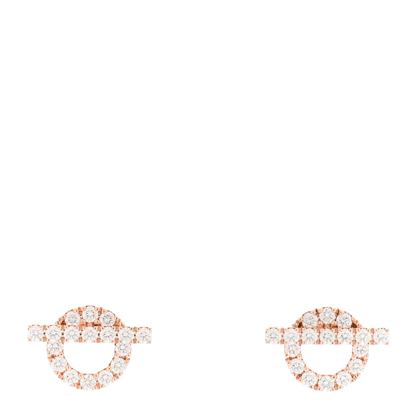18K Rose Gold Diamond Finesse Earrings