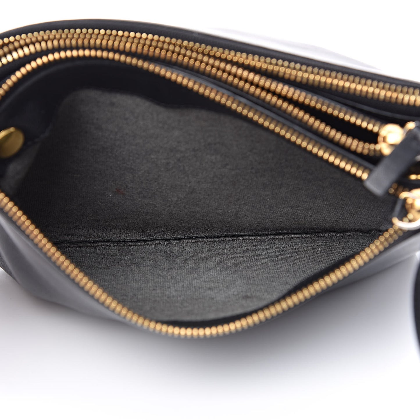 Lambskin Small Trio Crossbody Bag Black