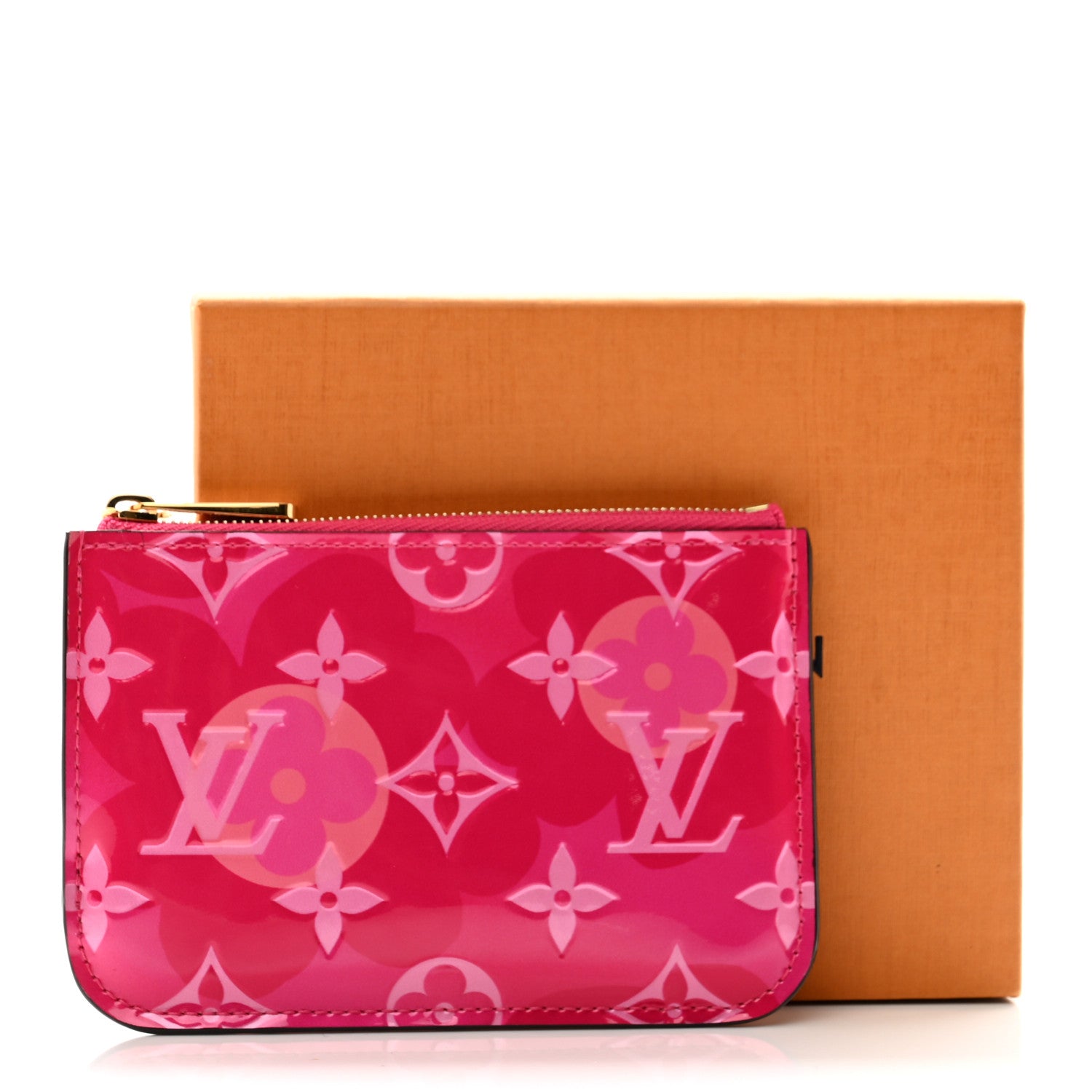 Louis Vuitton Vernis Valentine Key Pouch Fuchsia 8 of 8