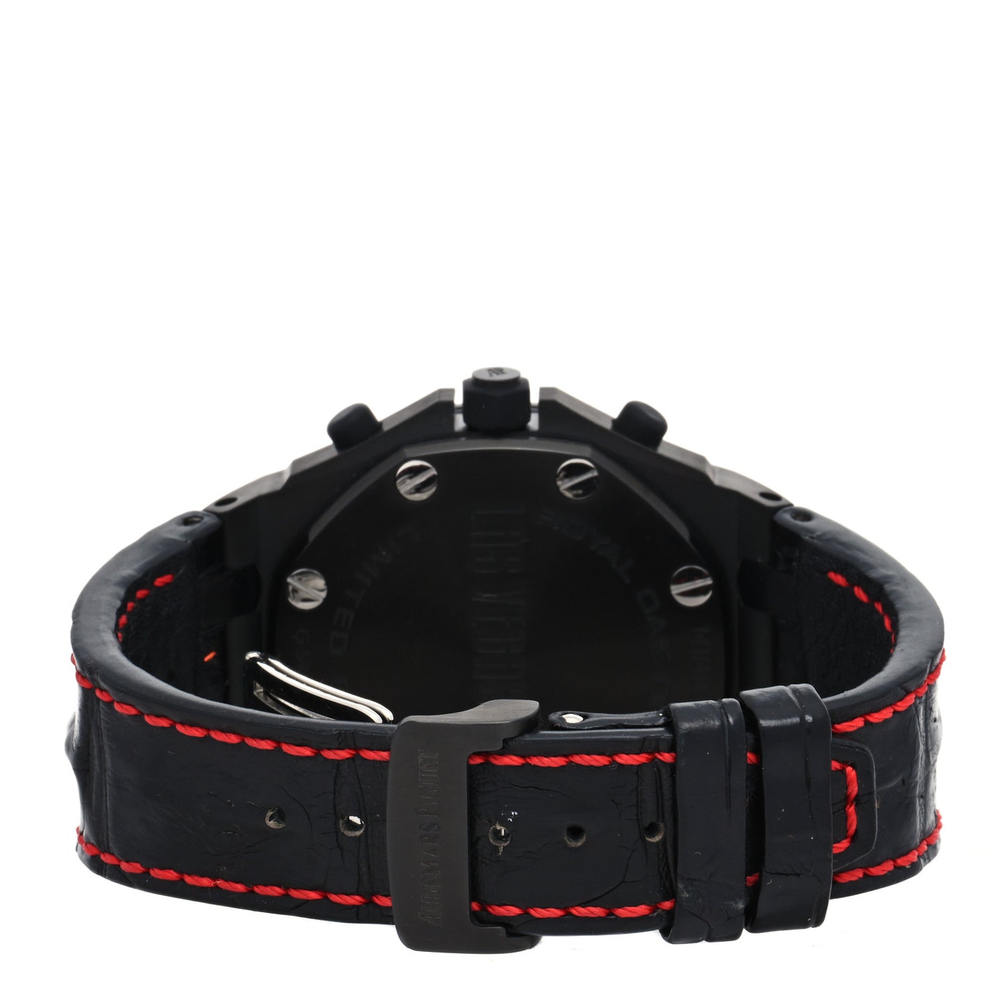 PVD Stainless Steel Calfskin 42mm Royal Oak Offshore Las Vegas Strip Automatic Watch Black 26186SN.OO.D101CR.01