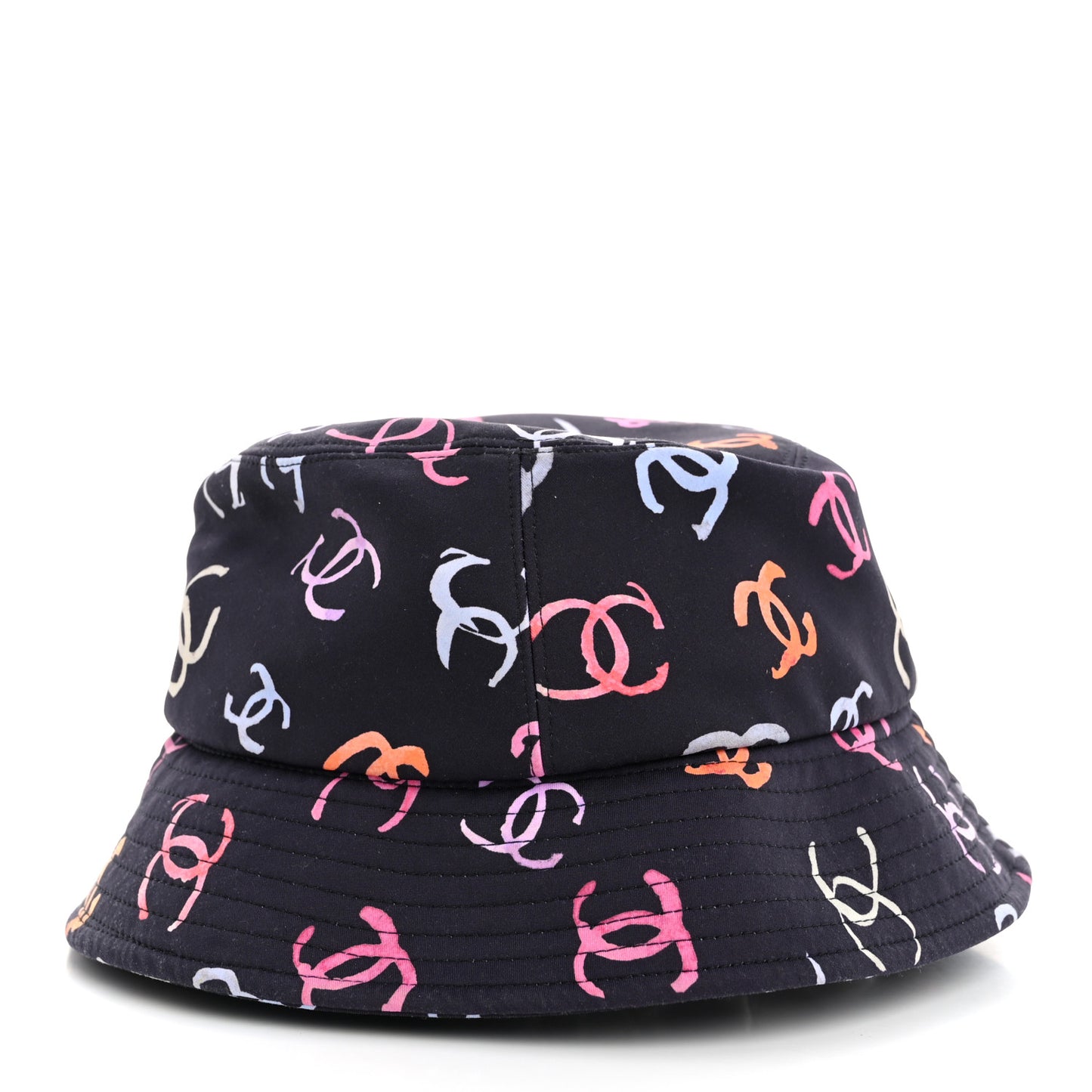 Nylon CC Bucket Hat M Navy Multicolor