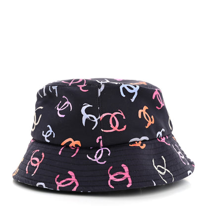 Chanel Nylon CC Bucket Hat M Navy Multicolor 4 of 6
