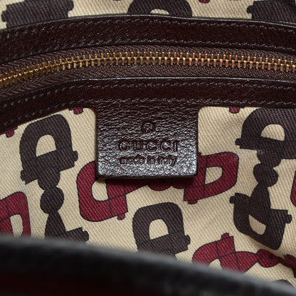 Gucci Leather Guccissima Trim Large Signoria Hobo Dark Brown 6 of 7
