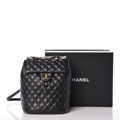 Chanel Calfskin Quilted Small Urban Spirit Backpack Black 13 of 13