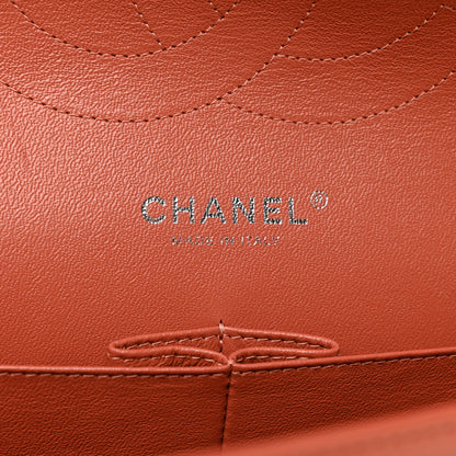 Chanel Lambskin Quilted Jumbo Double Flap Orange 7 of 12