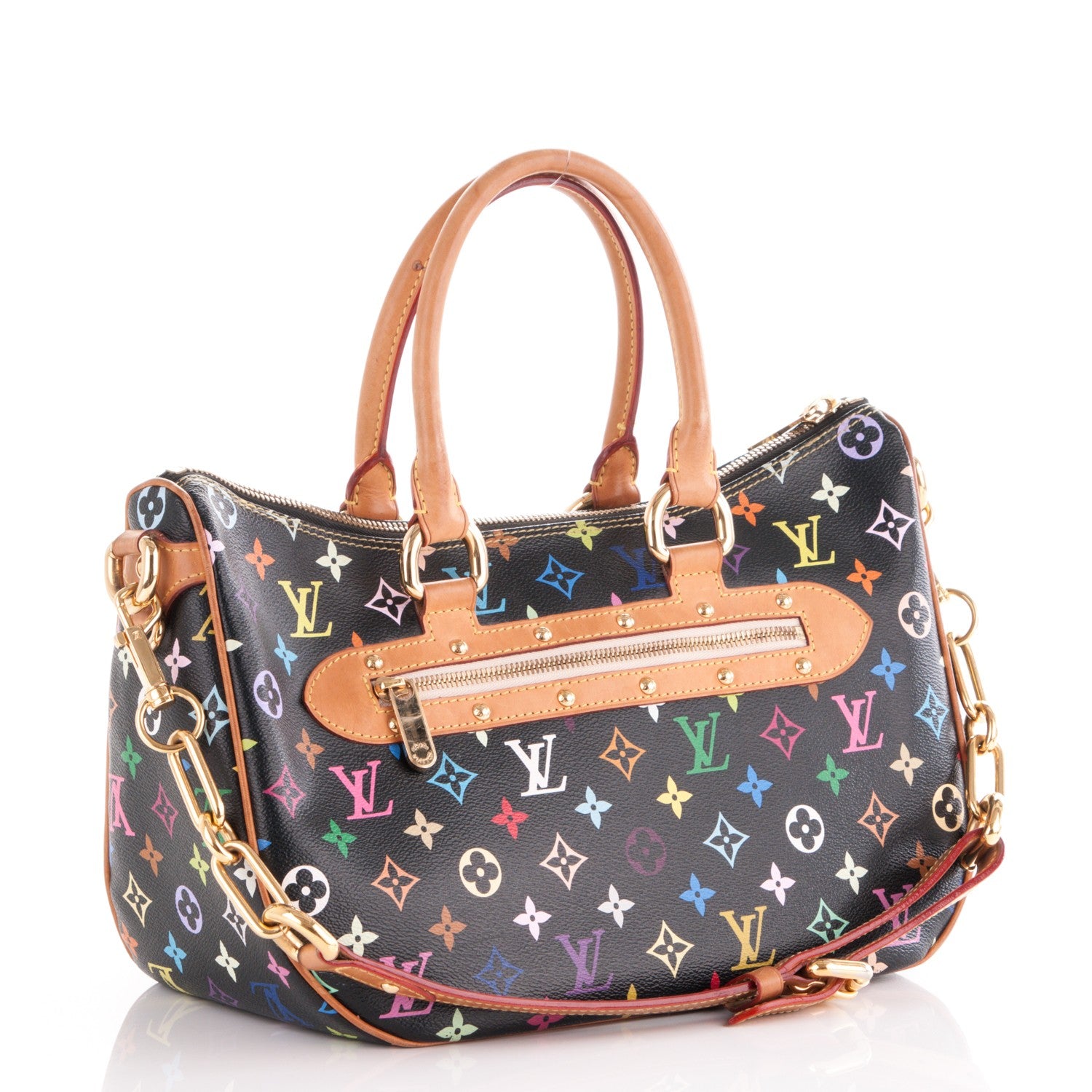 Louis Vuitton Monogram Multicolor Rita Black 3 of 7
