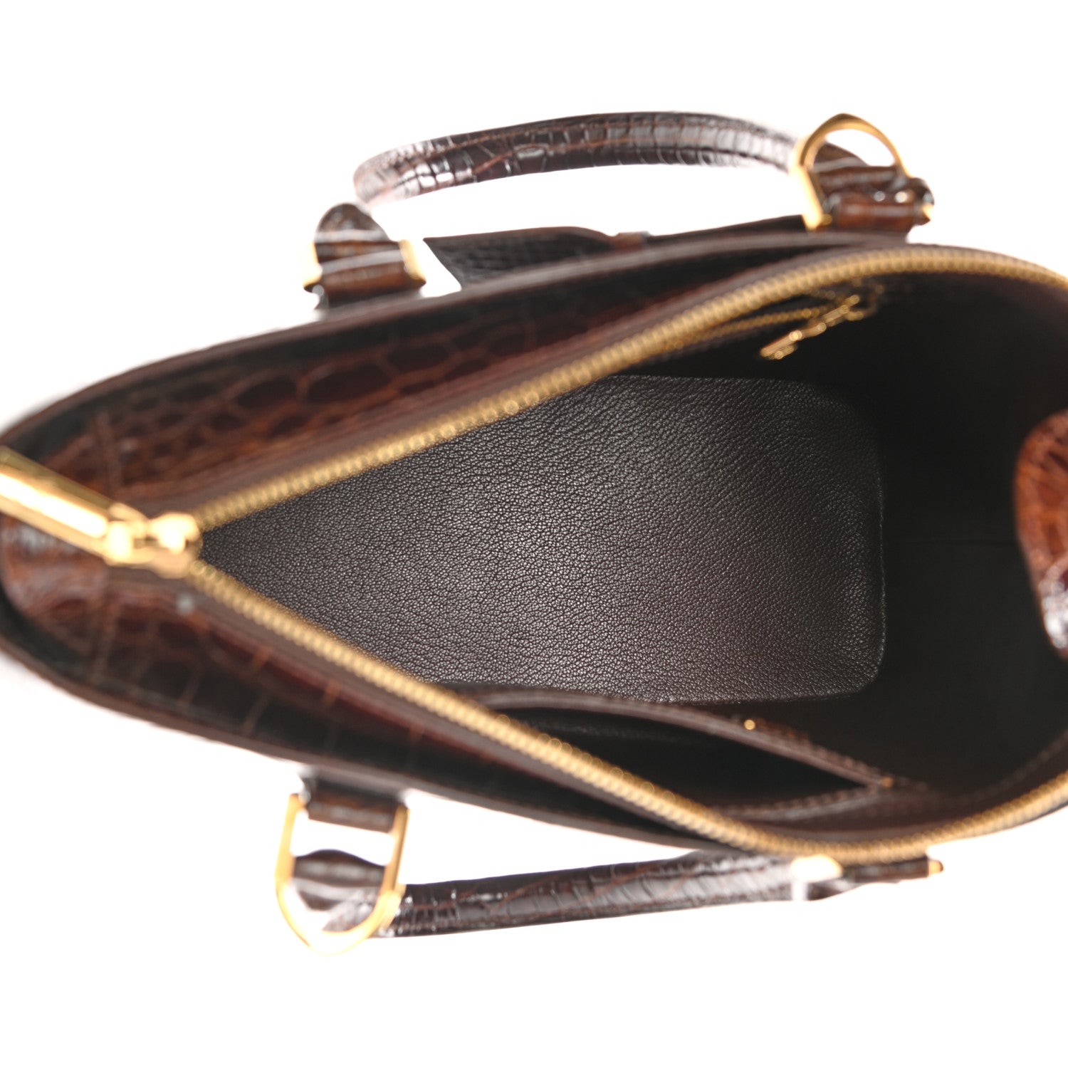 Louis Vuitton Alligator Lancelot Brown 6 of 10