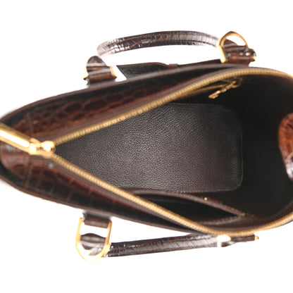 Louis Vuitton Alligator Lancelot Brown 6 of 10