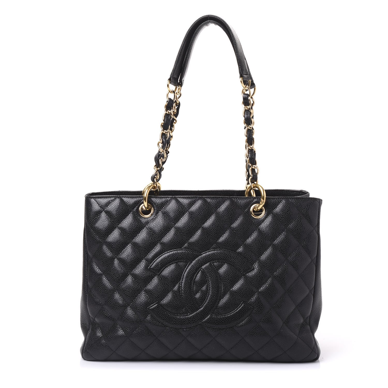 Chanel Caviar Quilted Grand Shopping Tote GST Black 1 of 11