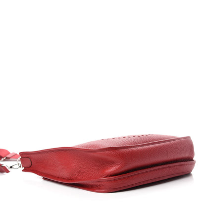 Hermes Taurillon Clemence Evelyne III GM Rouge Garance 4 of 14