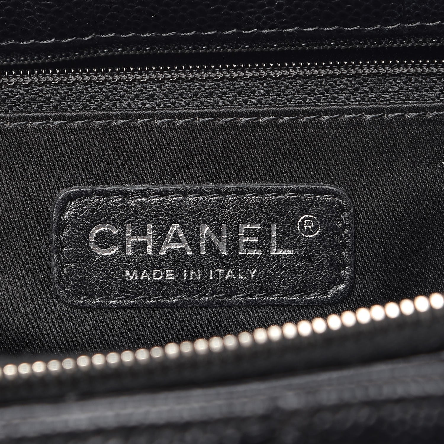 Chanel Caviar Quilted Grand Shopping Tote GST Black 6 of 11
