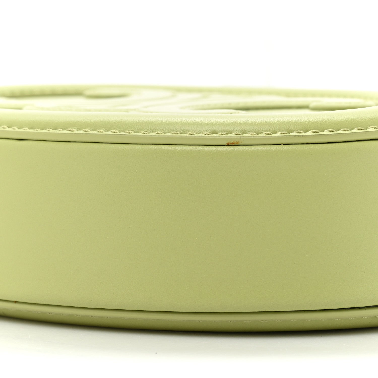 Celine Smooth Calfskin Cuir Small Triomphe Oval Purse Crossbody Light Jade 8 of 13
