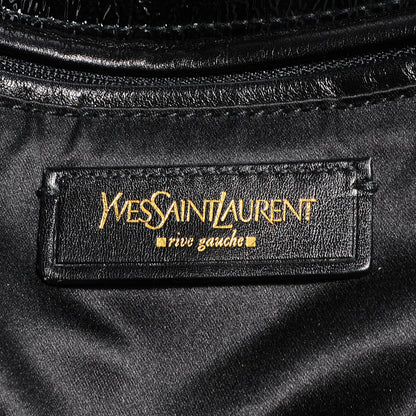 Saint Laurent Patent Tribute Tote Black 6 of 7