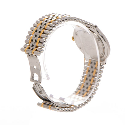 Cartier Stainless Steel 18K Yellow Gold 31mm Must De 21 Bullet Link Quartz Watch 4 of 6