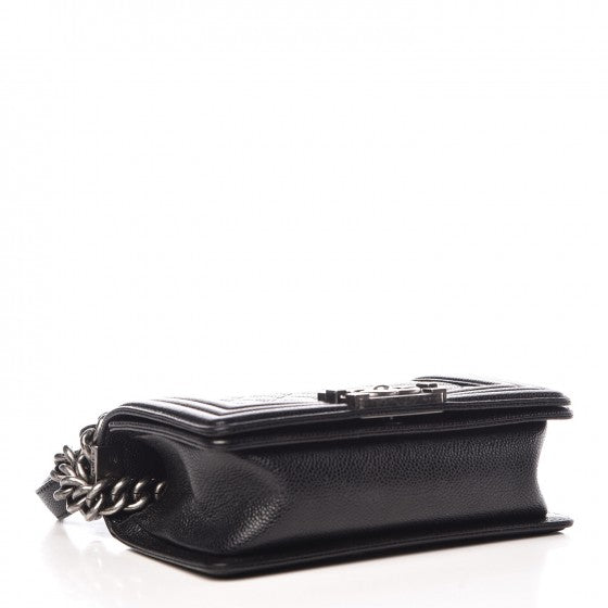 Chanel Caviar Quilted Small Boy Flap Black 4 of 7