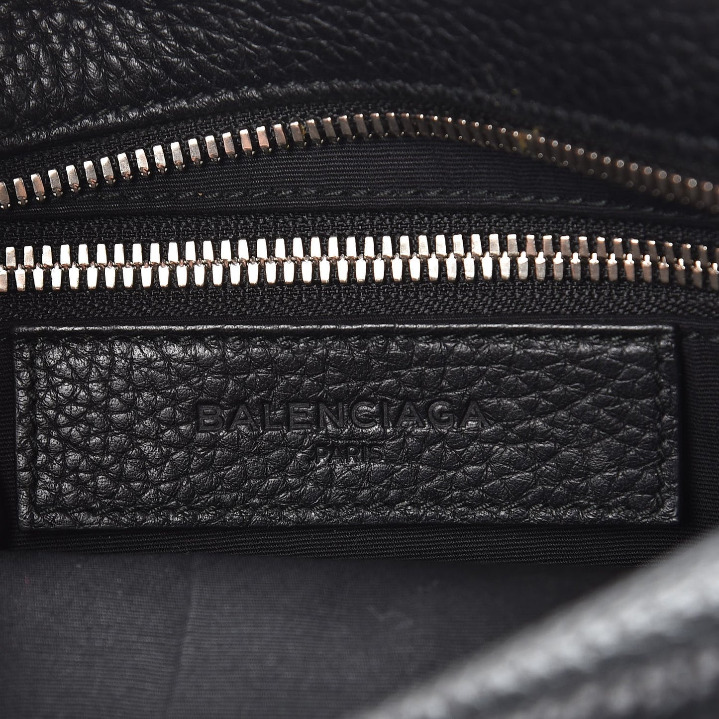 Veau Gros Grain Infanta Crossbody Bag Black