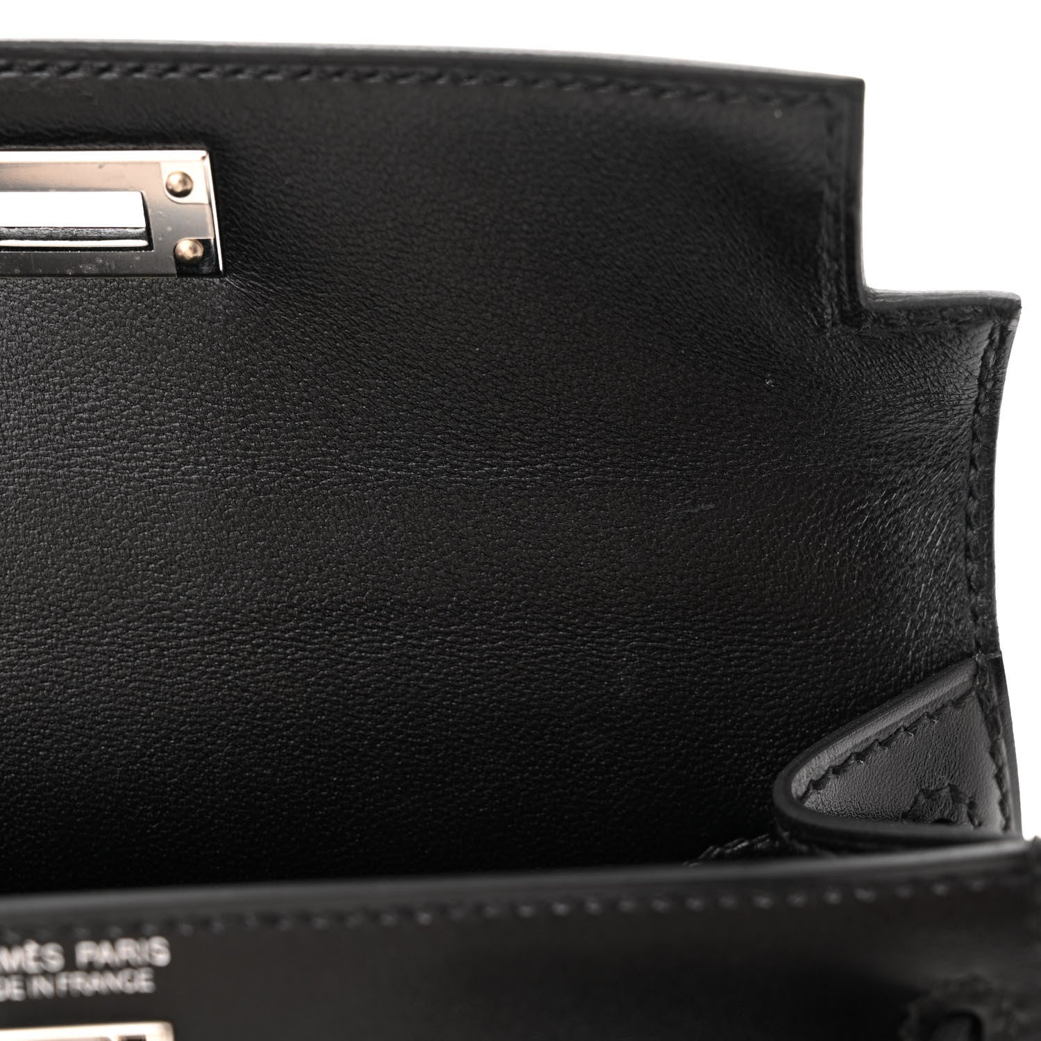 Hermes Box Studded Clouté Mini Kelly Sellier 20 Black 11 of 12