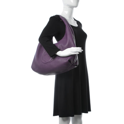 Gucci Pebbled Calfskin Soho Hobo Shine Purple 2 of 9