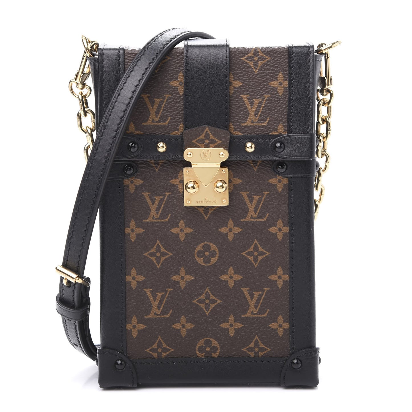 Monogram Pochette Trunk Verticale Black