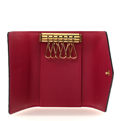 Louis Vuitton Vernis Multicles 6 Key Holder Rose Indien 5 of 7