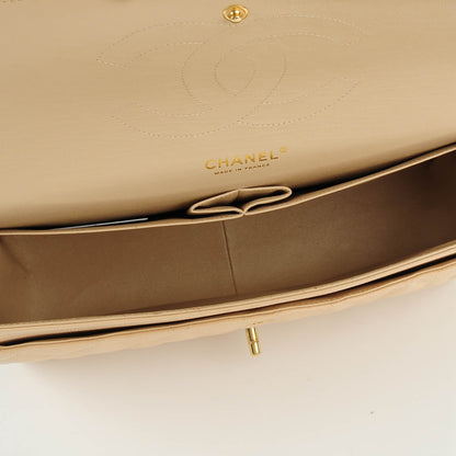 Chanel Caviar Quilted Jumbo Double Flap Beige Clair 5 of 11